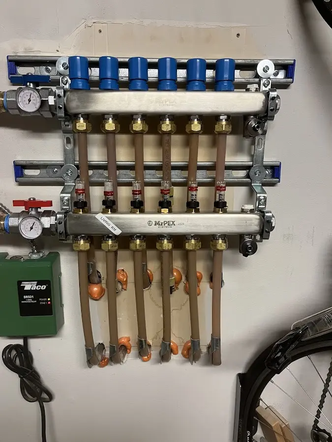 Plumber performing Leak Detection at a residential property in Lordstown